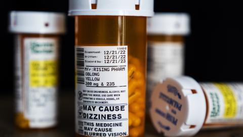 Prescription drugs are pictured in Washington, DC, on December 26, 2022. (Tom Williams/CQ-Roll Call, Inc via Getty Images)